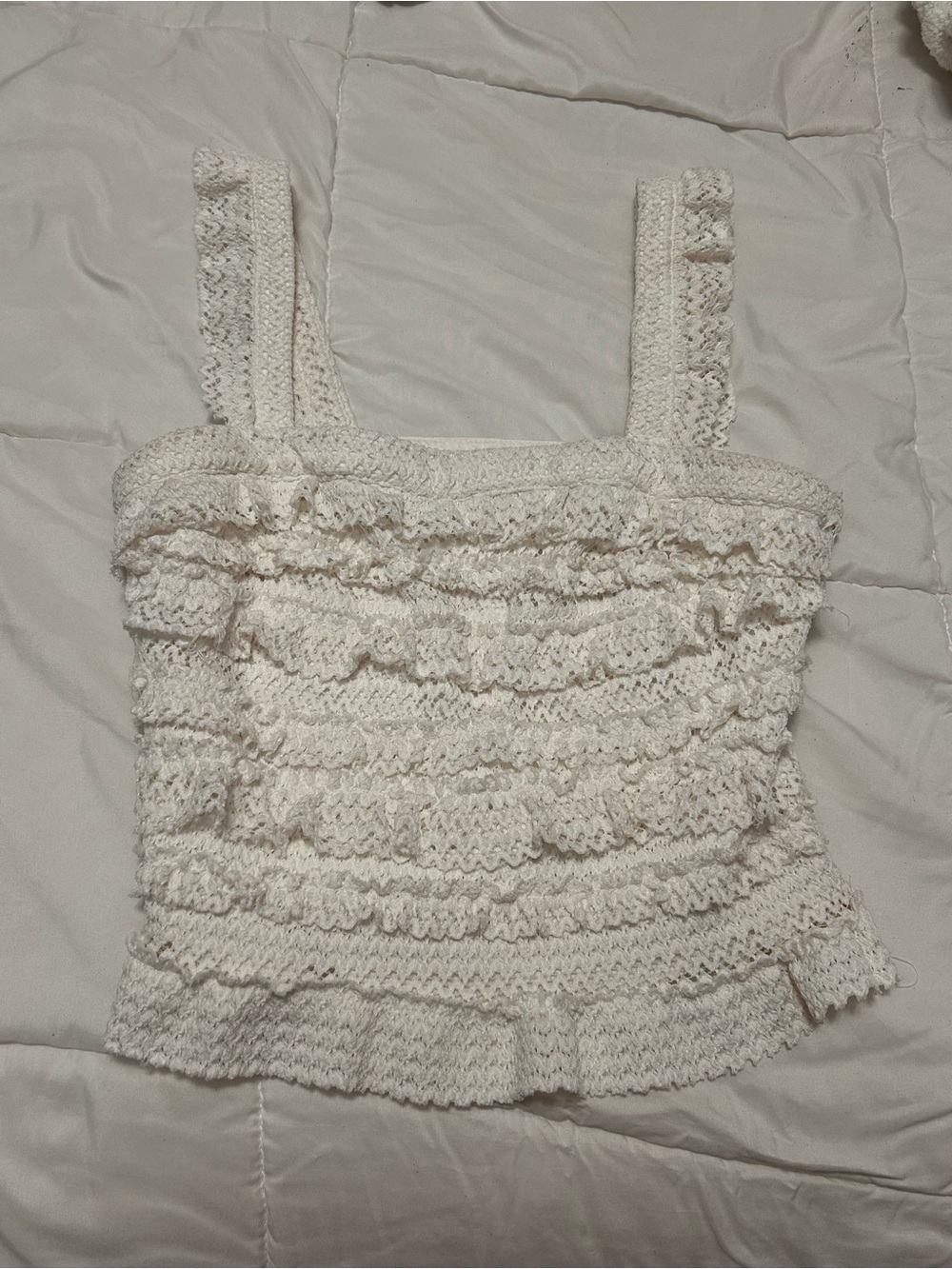 ruffle tank top